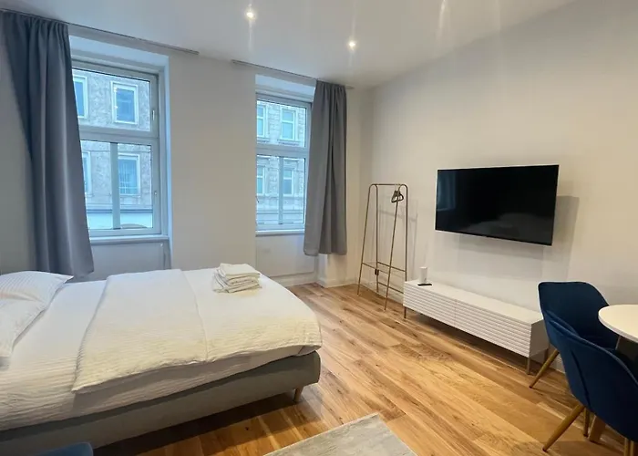 K&K Apartment Near Hauptbahnhof - Kingsize Bed